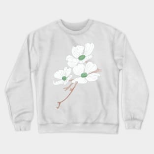 Dogwood Blooms Crewneck Sweatshirt